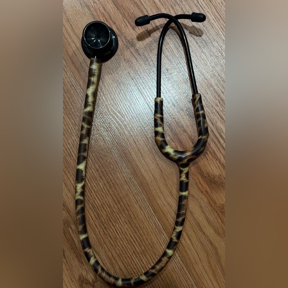 MDF Leopard Print Stethoscope